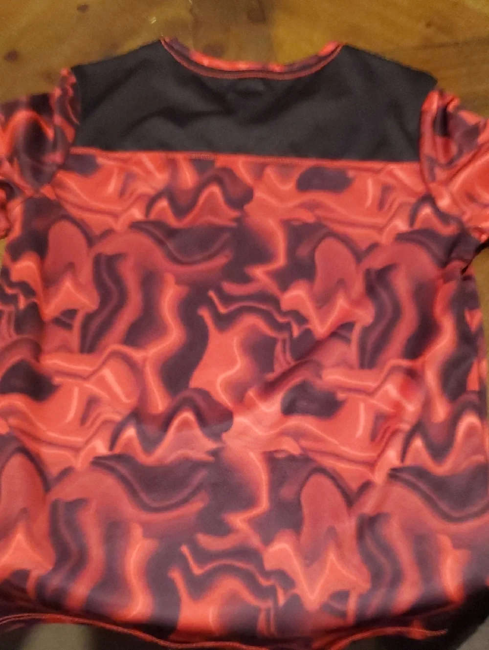 Athletic Works Red and Black Short Sleeve Tee - Picture 3 of 3